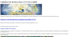 Desktop Screenshot of capitalism2.com
